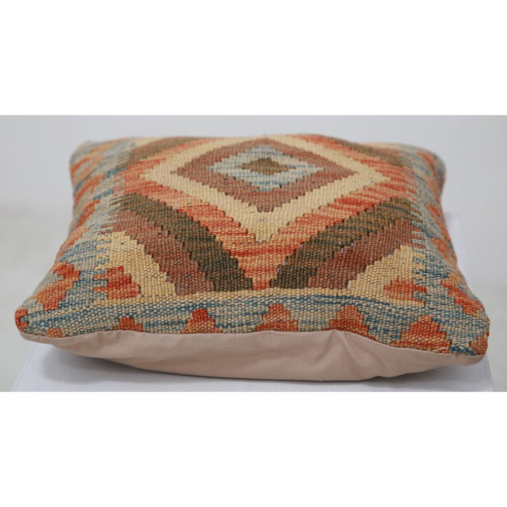 Hand Woven Tribal  Wool Pillow - 1'5'' x 1'5''