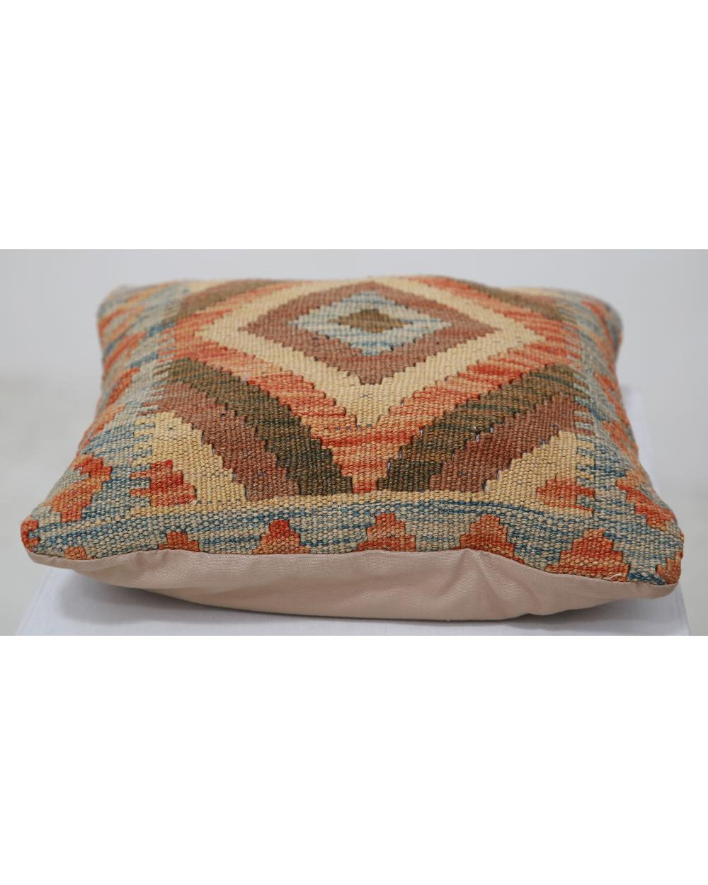 Hand Woven Tribal  Wool Pillow - 1'5'' x 1'5''