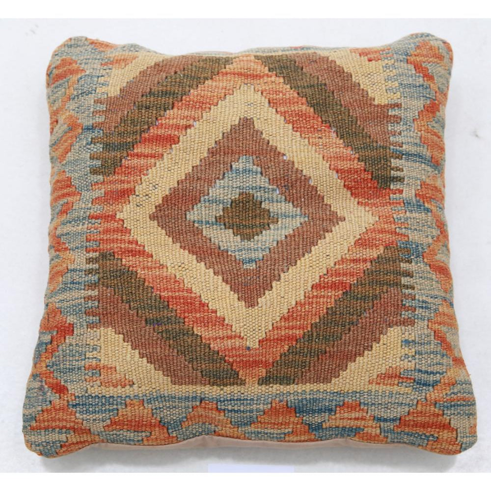 Hand Woven Tribal  Wool Pillow - 1'5'' x 1'5''