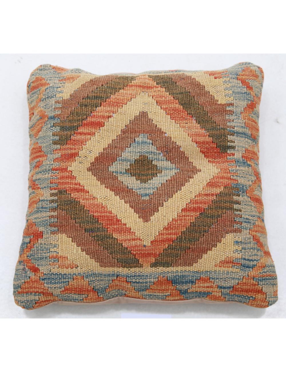 Hand Woven Tribal  Wool Pillow - 1'5'' x 1'5''