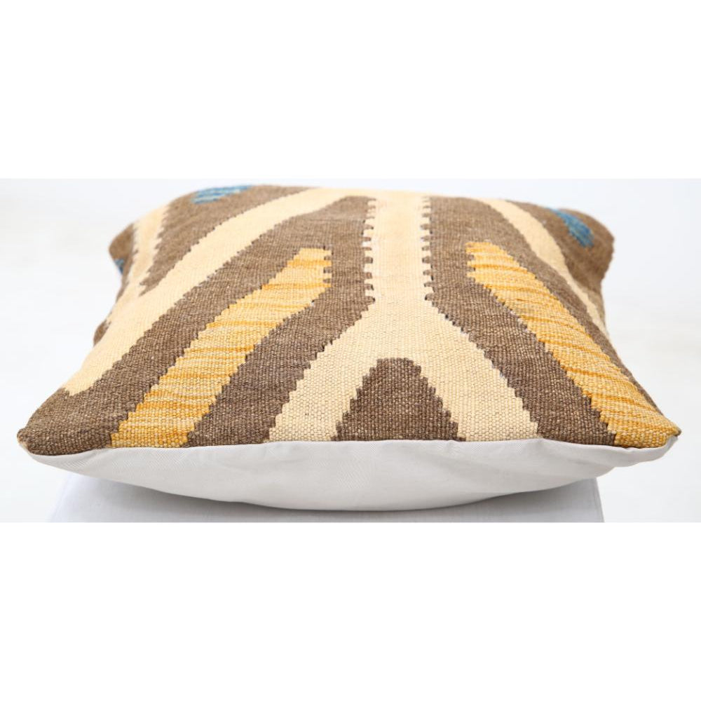 Hand Woven Tribal  Wool Pillow - 1'5'' x 1'5''