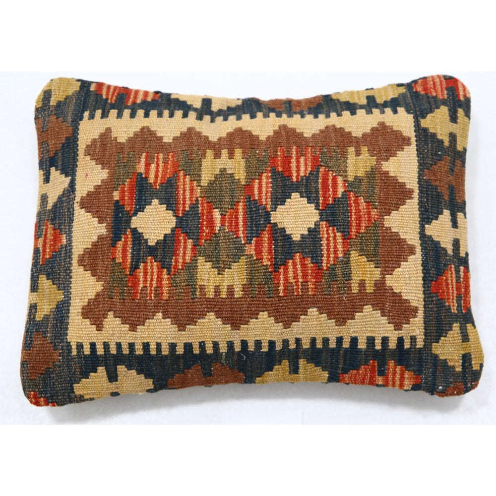 Hand Woven Tribal  Wool Pillow - 1'0'' x 1'5''