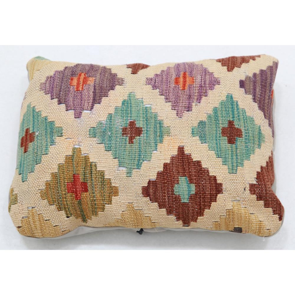 Hand Woven Tribal  Wool Pillow - 1'0'' x 1'5''