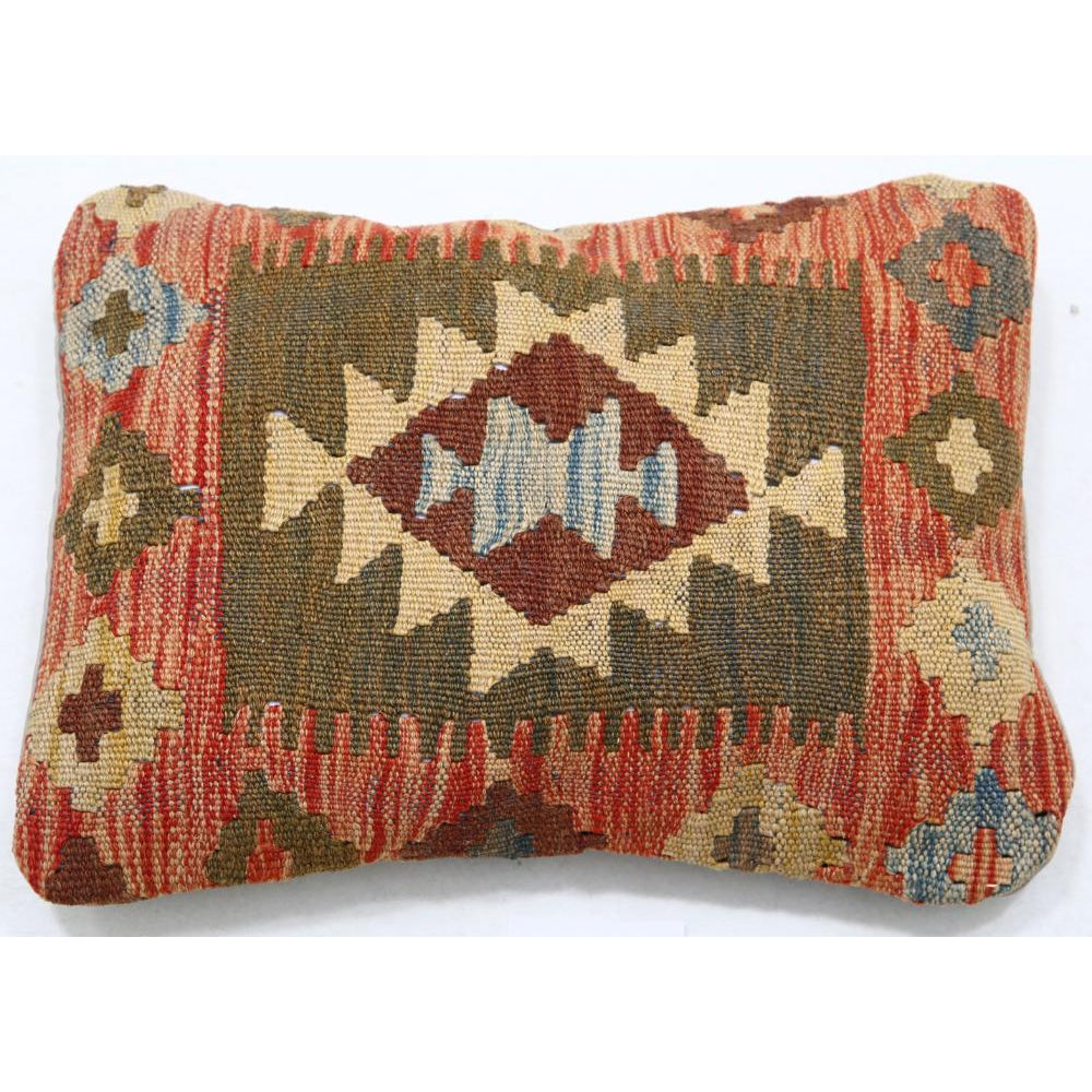 Hand Woven Tribal  Wool Pillow - 1'0'' x 1'5''