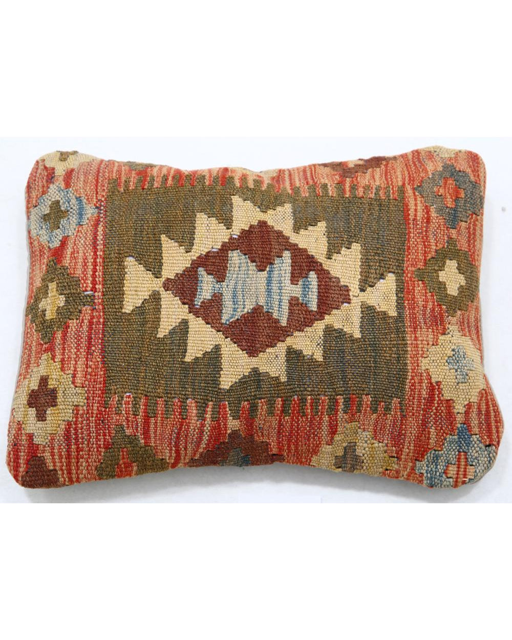 Hand Woven Tribal  Wool Pillow - 1'0'' x 1'5''