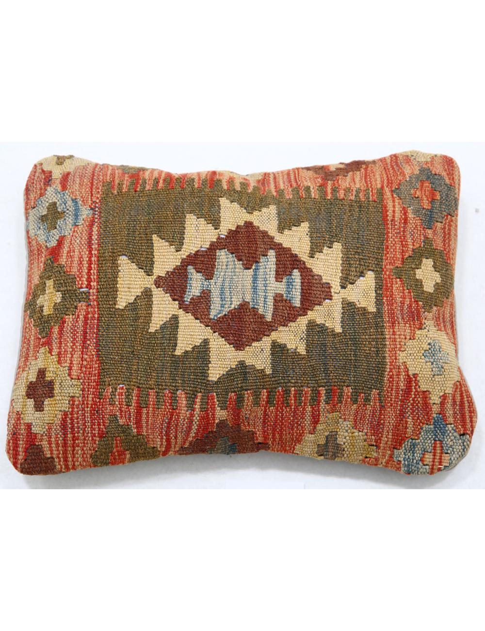 Hand Woven Tribal  Wool Pillow - 1'0'' x 1'5''