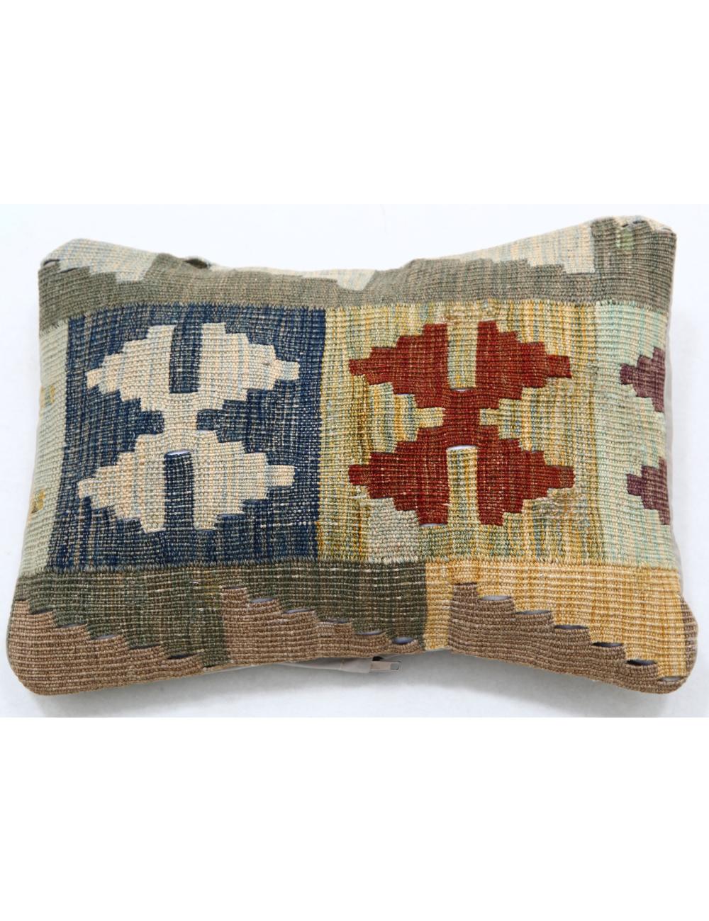 Hand Woven Tribal  Wool Pillow - 1'0'' x 1'5''
