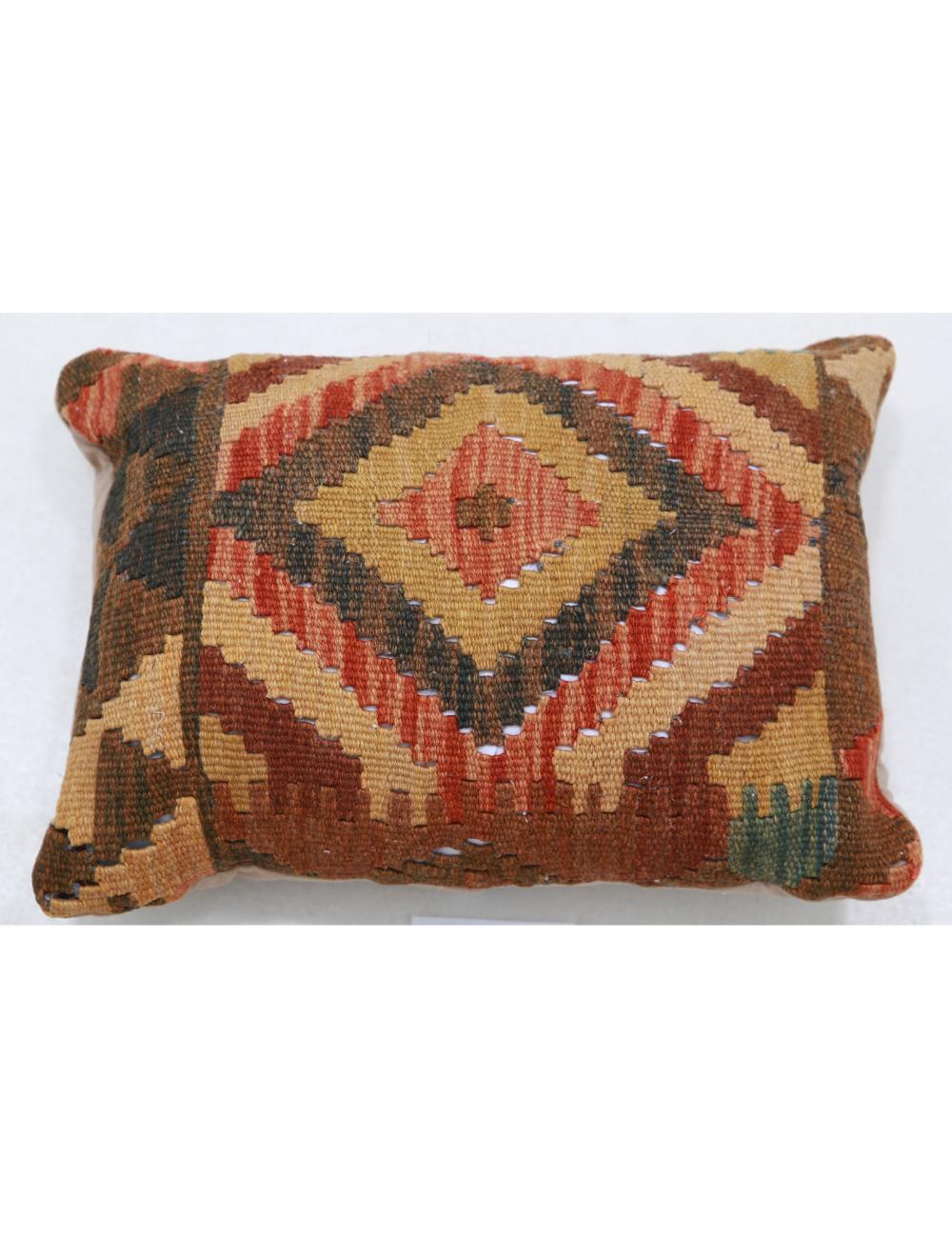 Hand Woven Tribal  Wool Pillow - 1&#39;0&#39;&#39; x 1&#39;5&#39;&#39;