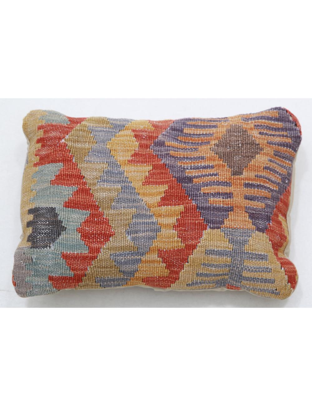 Hand Woven Tribal  Wool Pillow - 1&#39;0&#39;&#39; x 1&#39;5&#39;&#39;