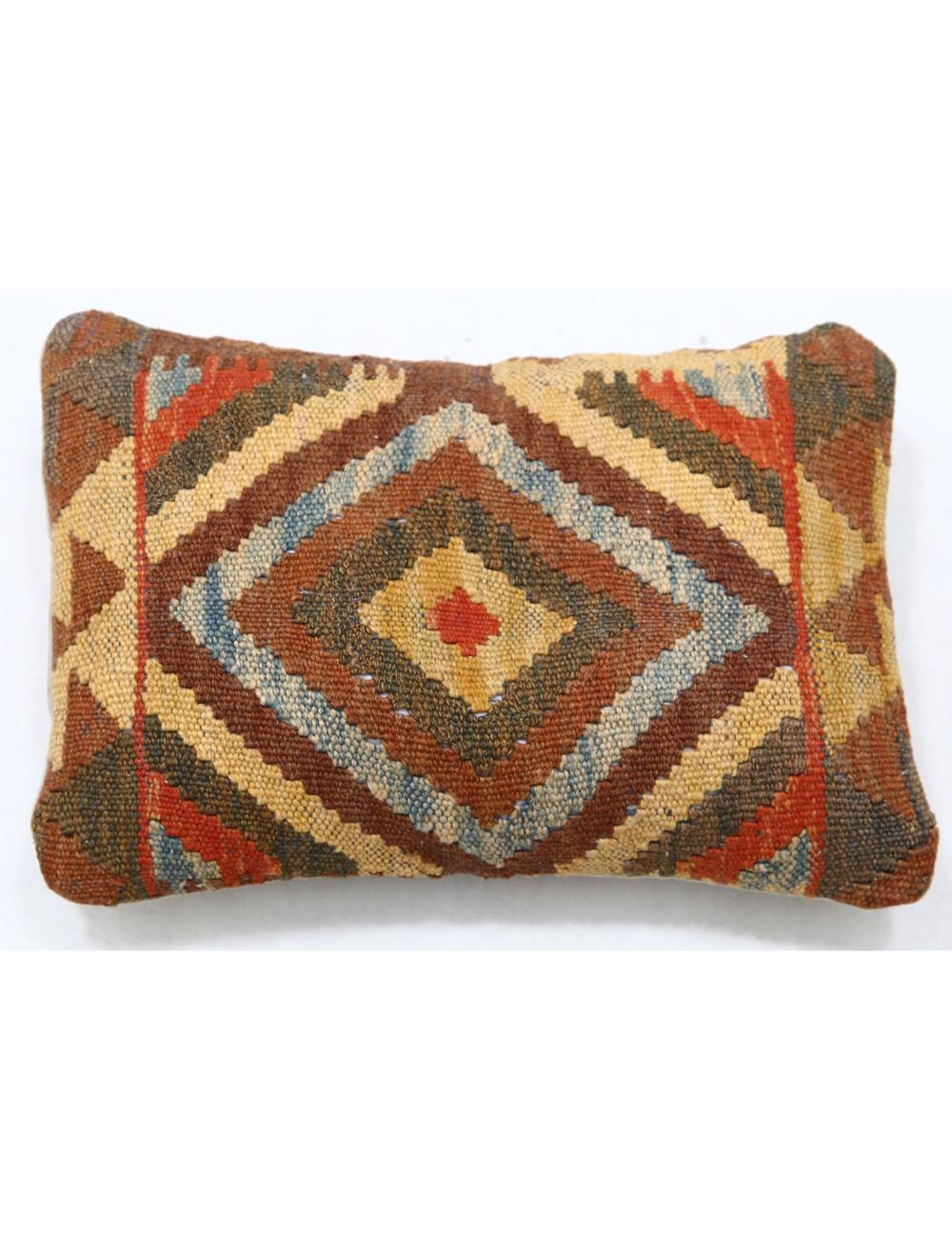 Hand Woven Tribal  Wool Pillow - 1'0'' x 1'5''