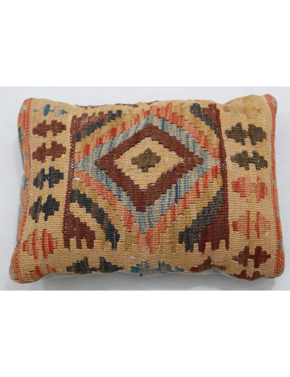 Hand Woven Tribal  Wool Pillow - 1'0'' x 1'5''