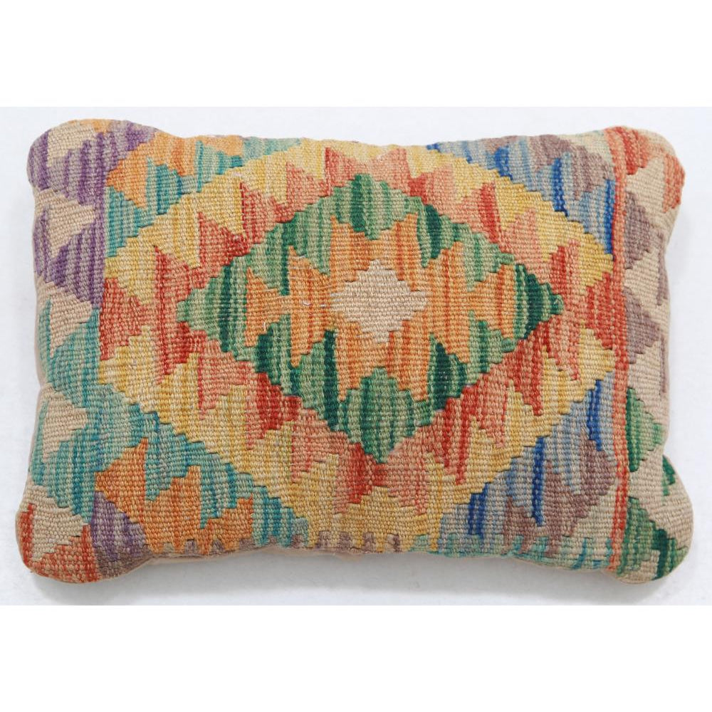 Hand Woven Tribal  Wool Pillow - 1'0'' x 1'5''