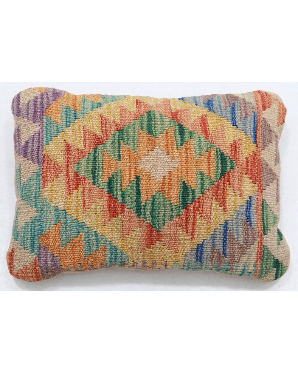 Hand Woven Tribal  Wool Pillow - 1'0'' x 1'5''