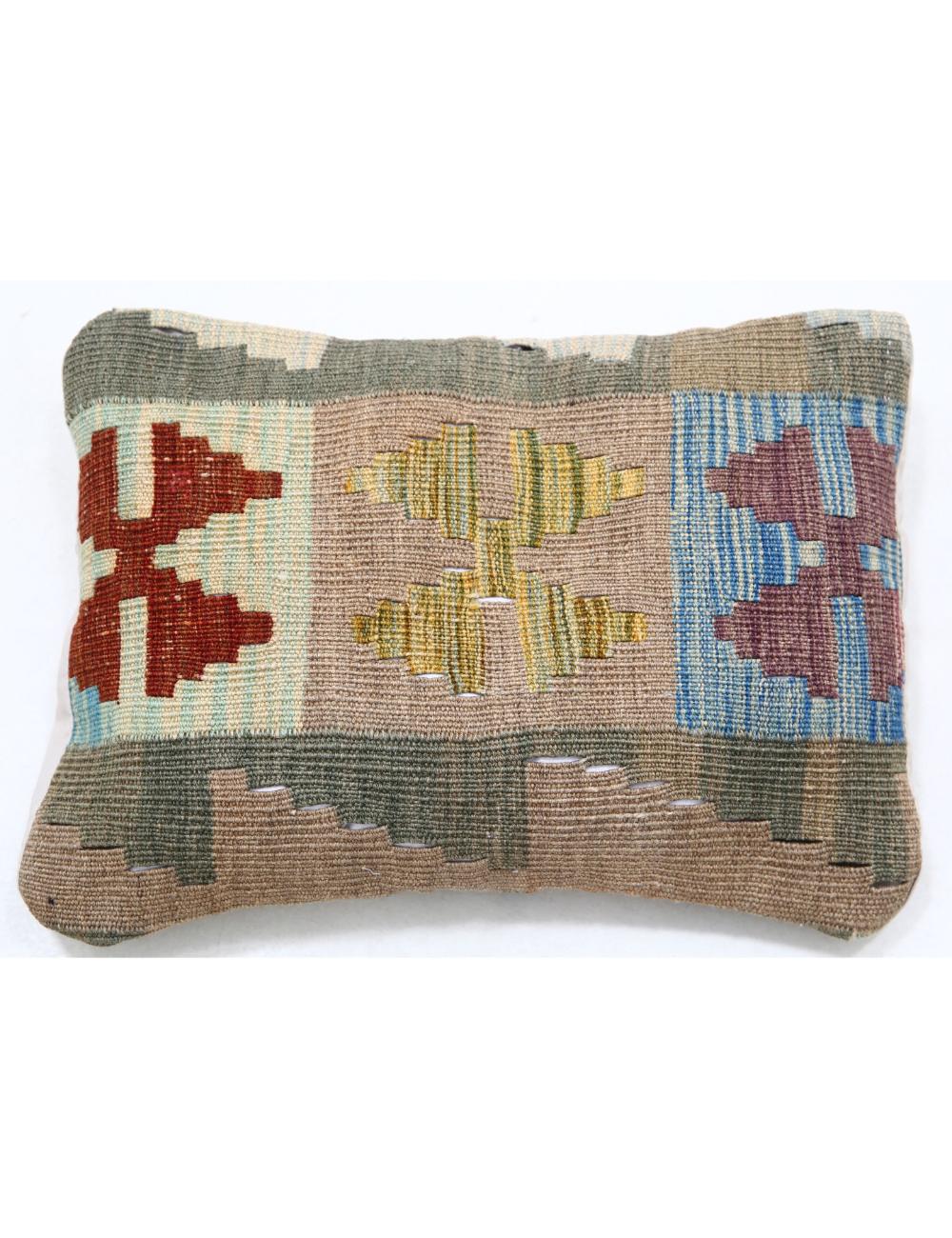 Hand Woven Tribal  Wool Pillow - 1'0'' x 1'5''