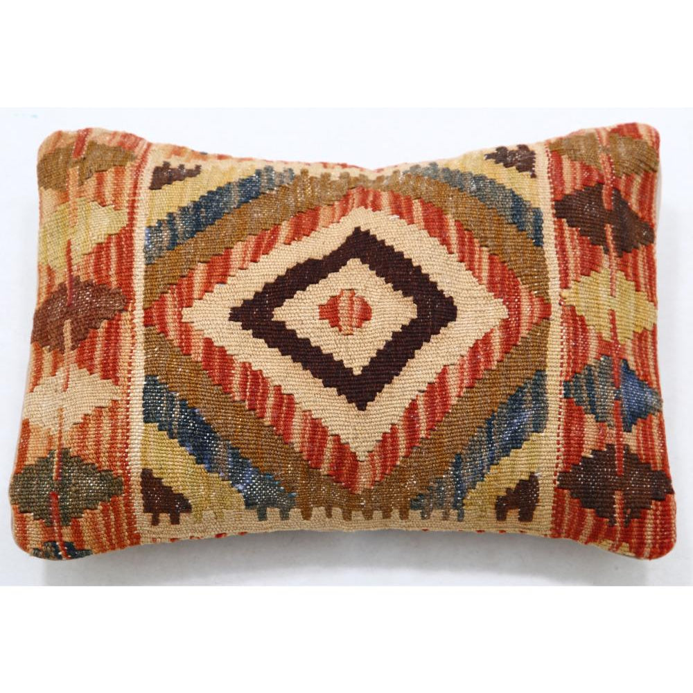 Hand Woven Tribal  Wool Pillow - 1'0'' x 1'5''