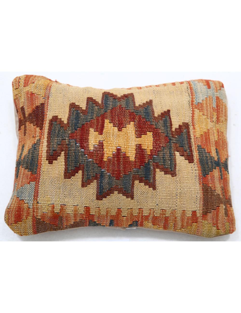 Hand Woven Tribal  Wool Pillow - 1&#39;0&#39;&#39; x 1&#39;5&#39;&#39;