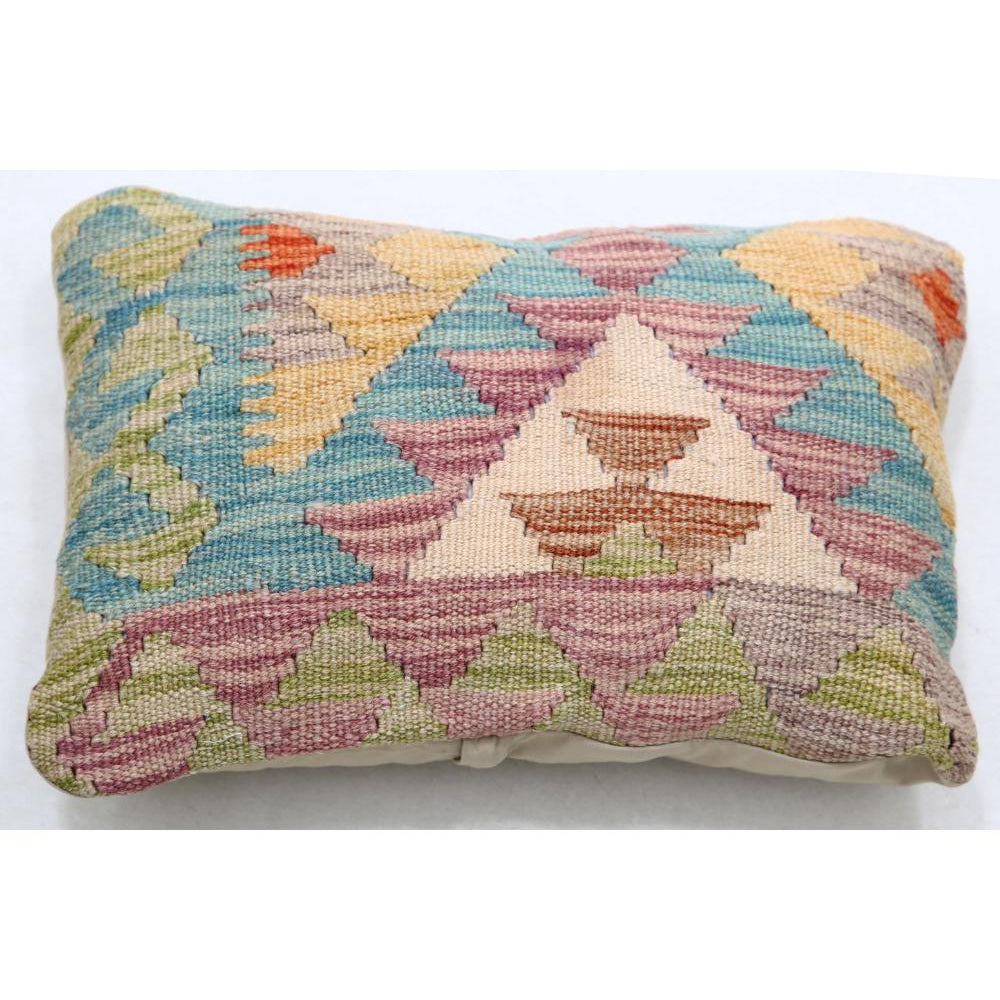 Hand Woven Tribal  Wool Pillow - 1'0'' x 1'5''