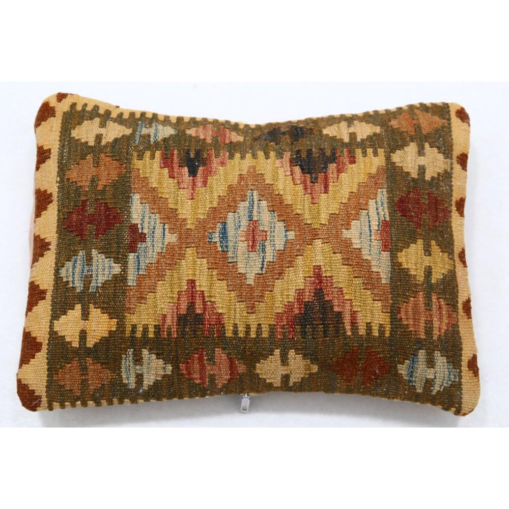 Hand Woven Tribal  Wool Pillow - 1'0'' x 1'5''