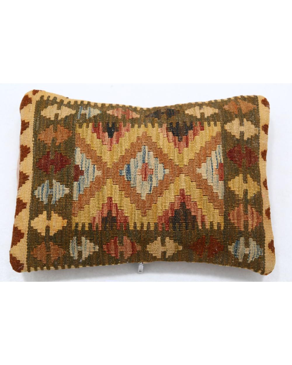Hand Woven Tribal  Wool Pillow - 1'0'' x 1'5''