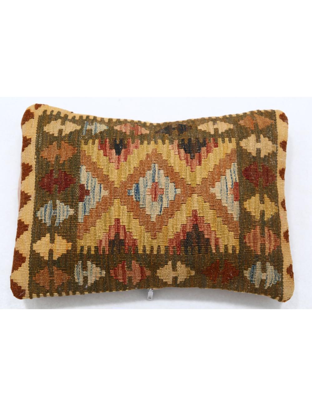 Hand Woven Tribal  Wool Pillow - 1'0'' x 1'5''