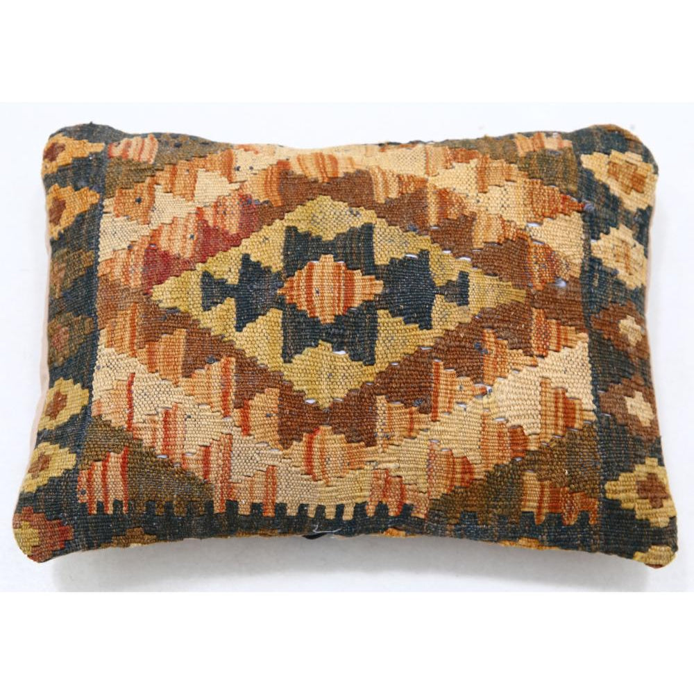 Hand Woven Tribal  Wool Pillow - 1'0'' x 1'5''