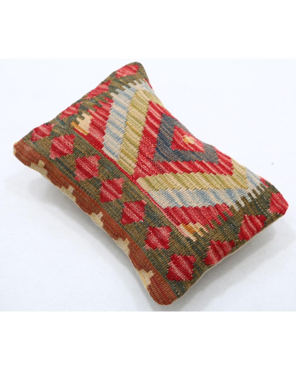 Hand Woven Tribal  Wool Pillow - 1'0'' x 1'5''