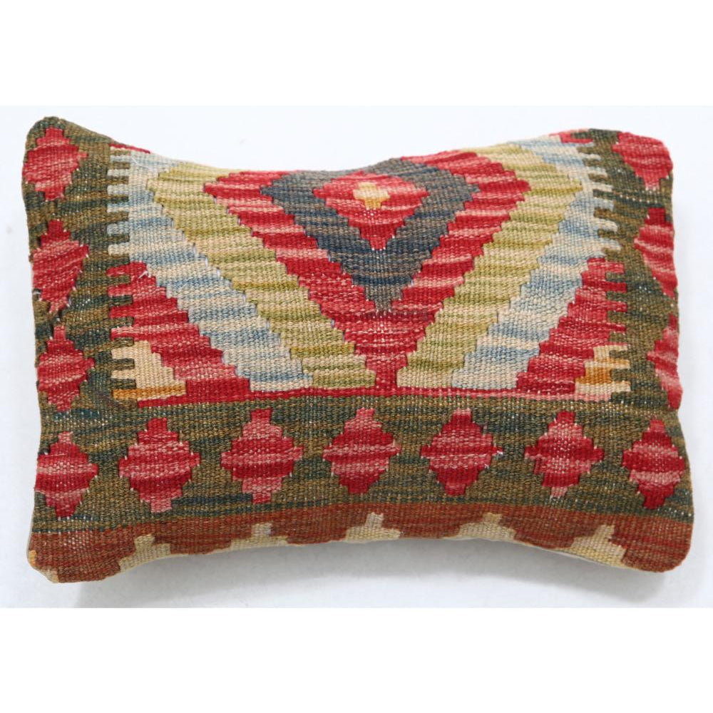 Hand Woven Tribal  Wool Pillow - 1'0'' x 1'5''