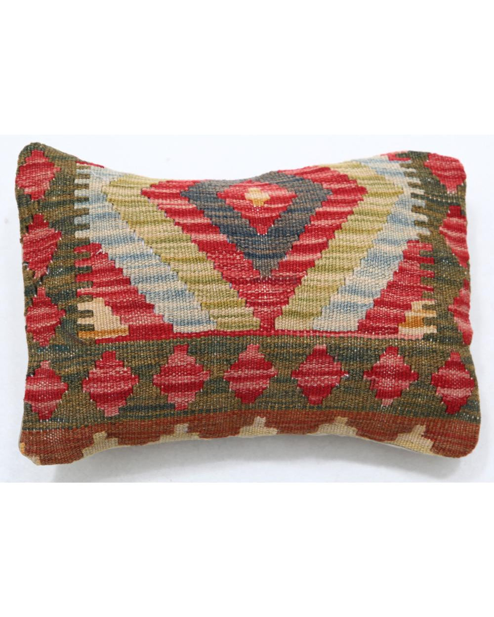 Hand Woven Tribal  Wool Pillow - 1'0'' x 1'5''