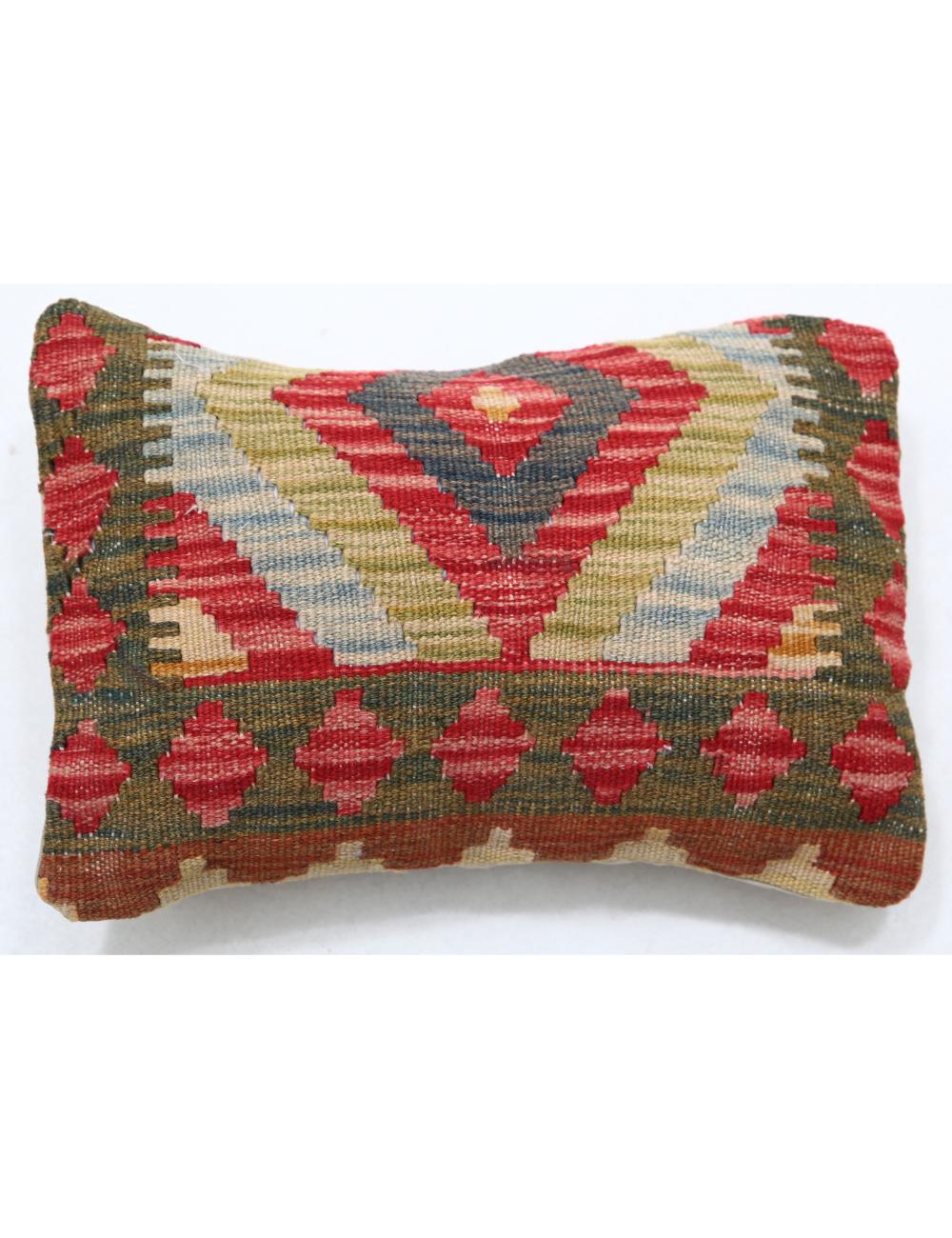 Hand Woven Tribal  Wool Pillow - 1'0'' x 1'5''
