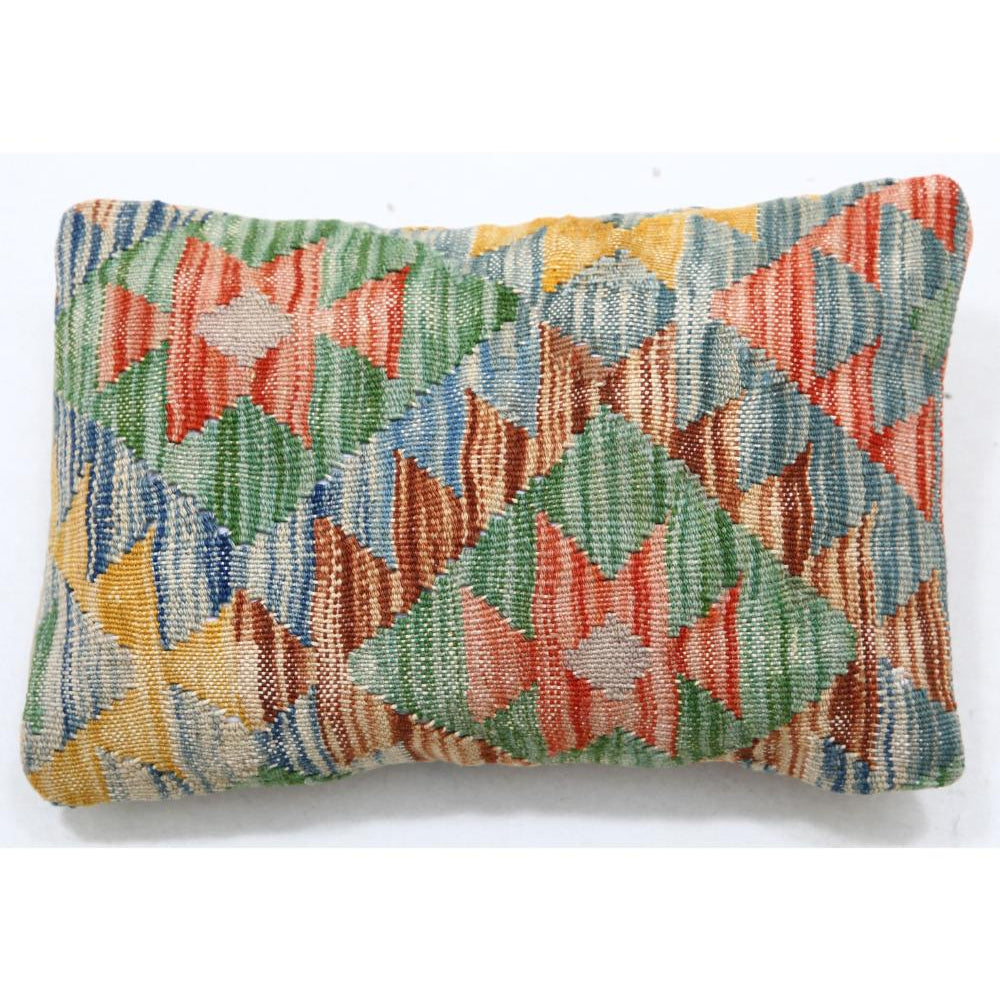 Hand Woven Tribal  Wool Pillow - 1'0'' x 1'5''