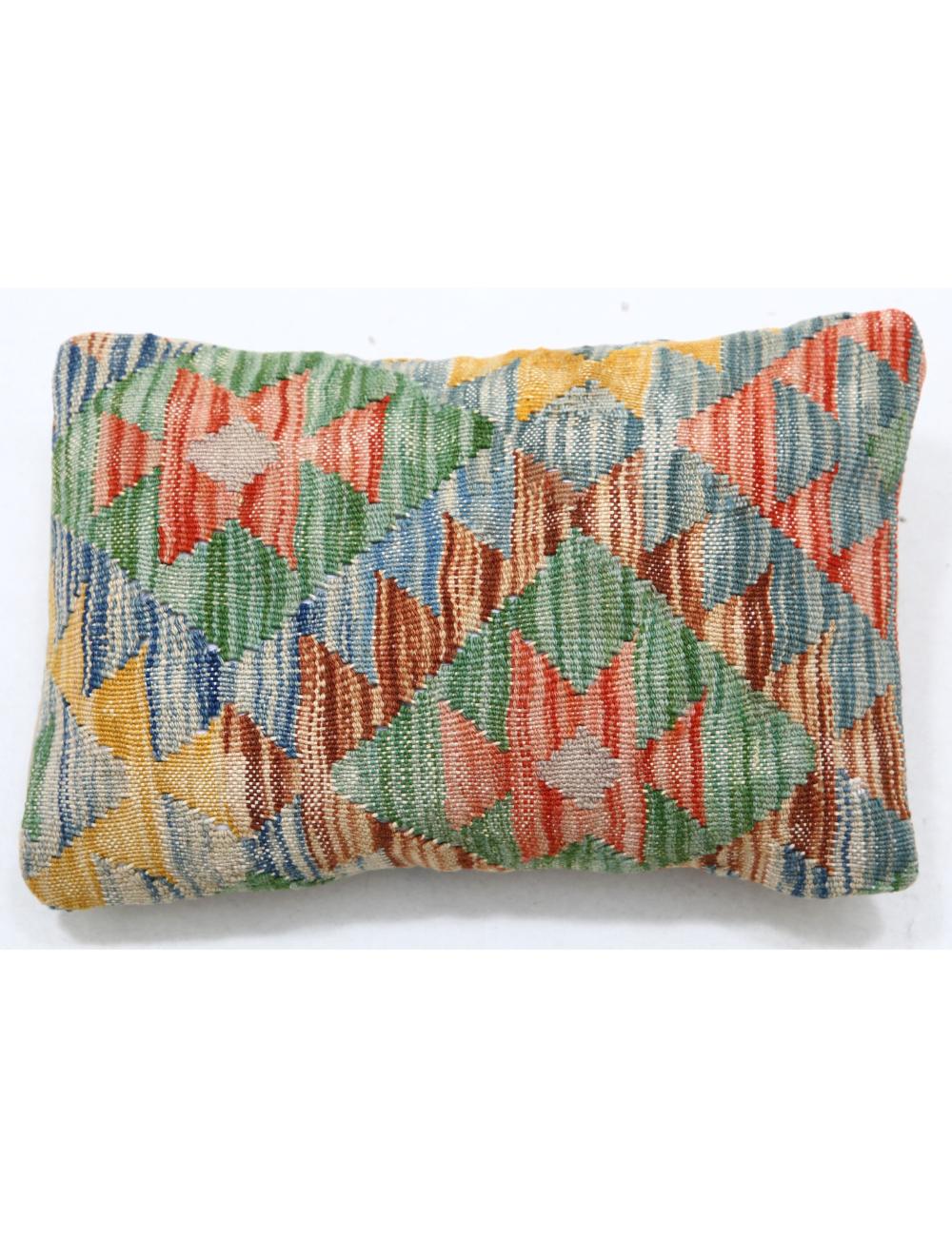 Hand Woven Tribal  Wool Pillow - 1'0'' x 1'5''