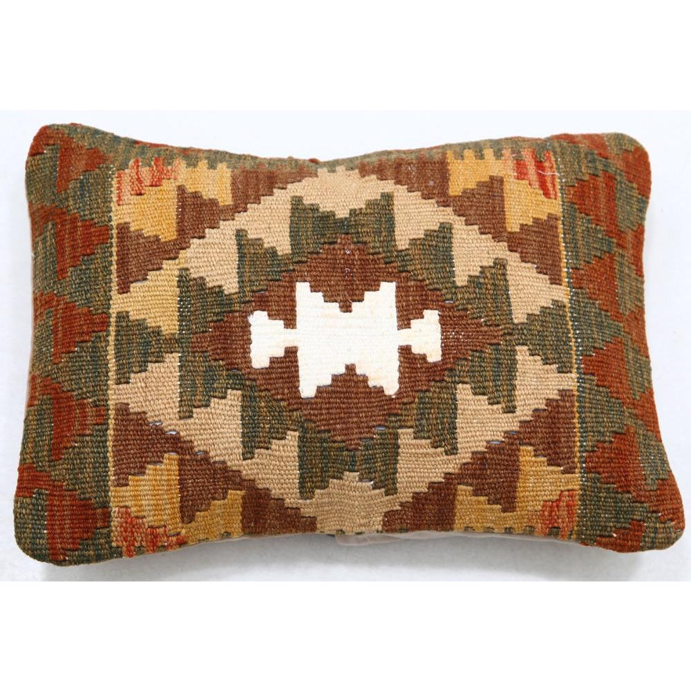 Hand Woven Tribal  Wool Pillow - 1'0'' x 1'5''