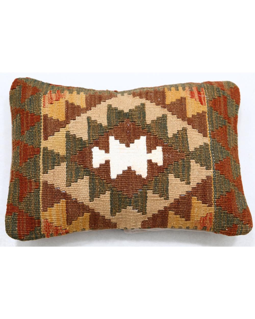 Hand Woven Tribal  Wool Pillow - 1'0'' x 1'5''