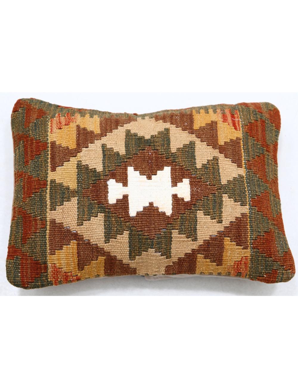Hand Woven Tribal  Wool Pillow - 1&#39;0&#39;&#39; x 1&#39;5&#39;&#39;