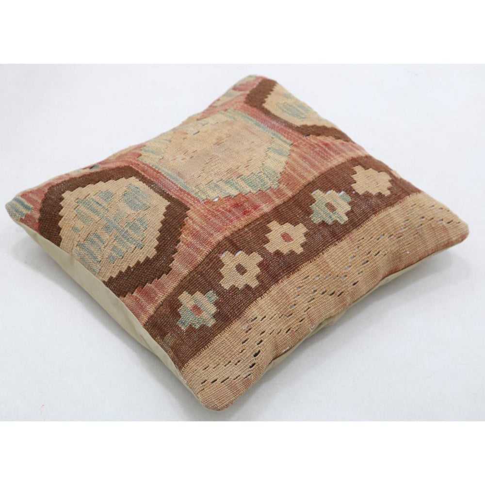 Hand Woven Tribal  Wool Pillow - 1'5'' x 1'5''