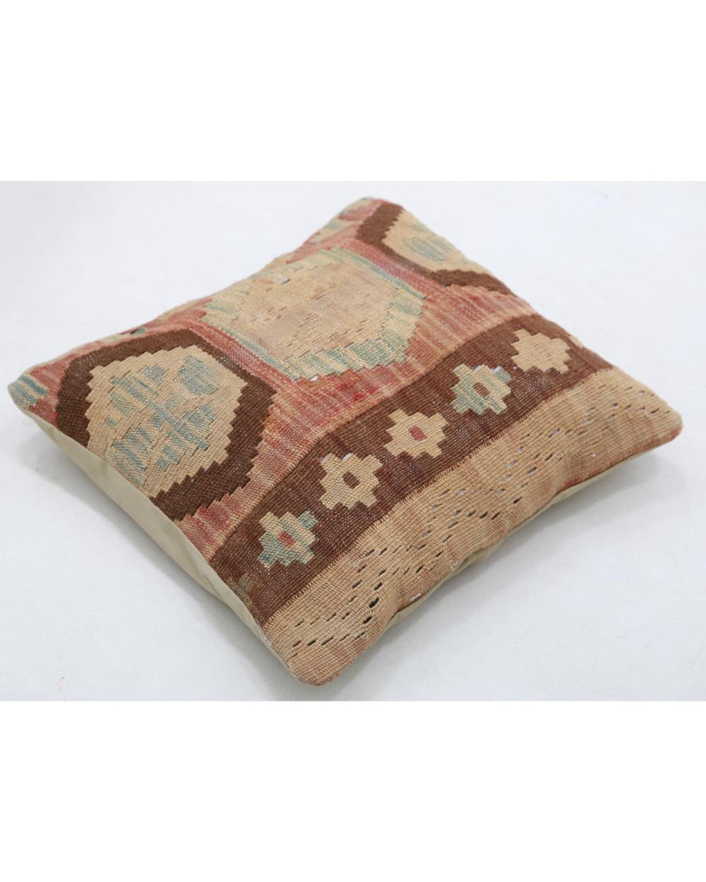 Hand Woven Tribal  Wool Pillow - 1'5'' x 1'5''