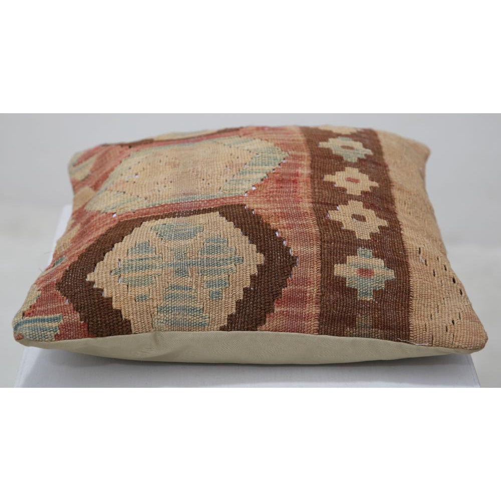 Hand Woven Tribal  Wool Pillow - 1'5'' x 1'5''