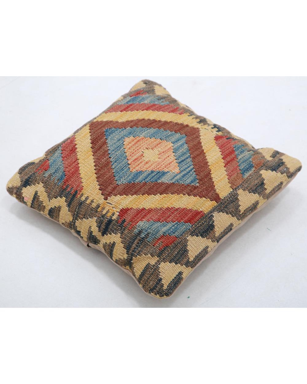 Hand Woven Tribal  Wool Pillow - 1'5'' x 1'5''