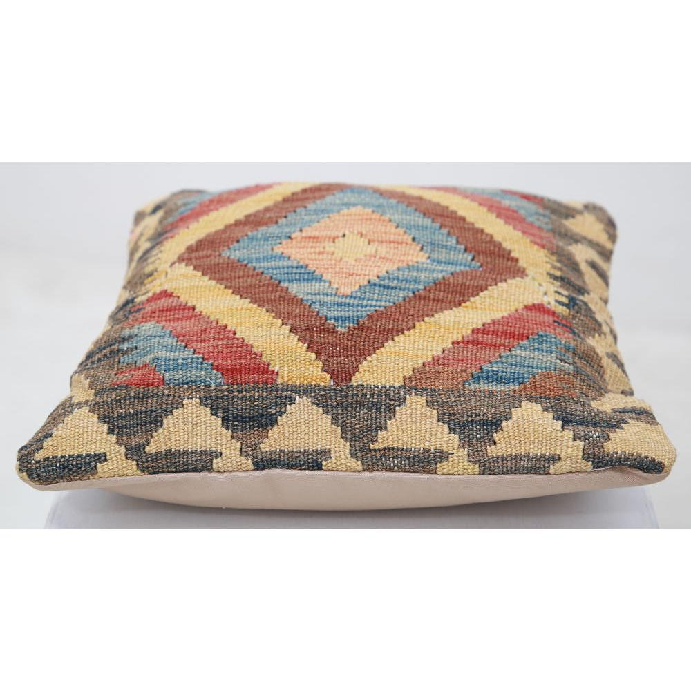 Hand Woven Tribal  Wool Pillow - 1'5'' x 1'5''