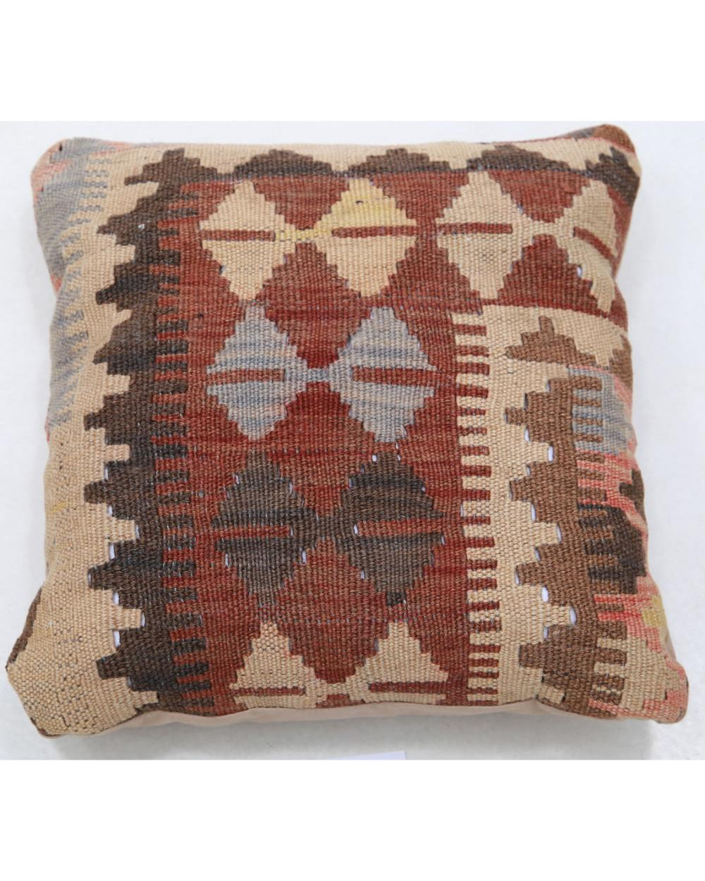 Hand Woven Tribal  Wool Pillow - 1'5'' x 1'5''