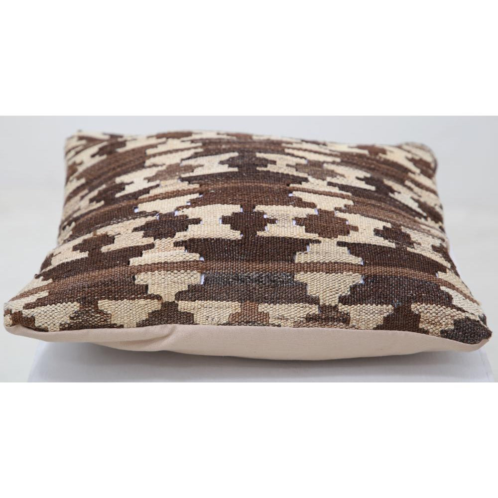 Hand Woven Tribal  Wool Pillow - 1'5'' x 1'5''