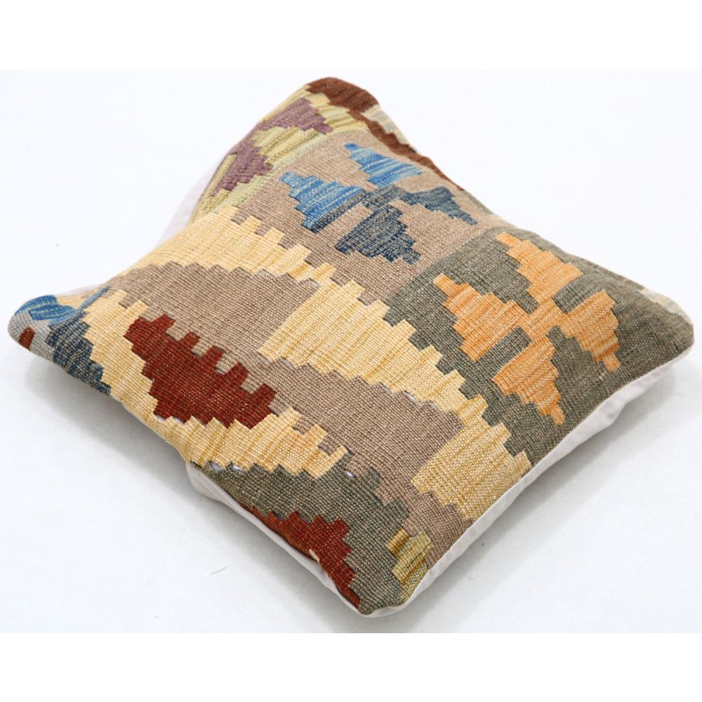 Hand Woven Tribal  Wool Pillow - 1'5'' x 1'5''