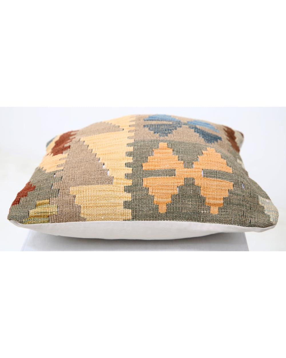 Hand Woven Tribal  Wool Pillow - 1'5'' x 1'5''