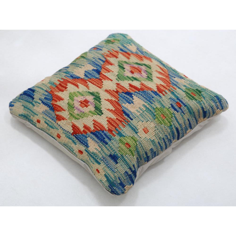 Hand Woven Tribal  Wool Pillow - 1'5'' x 1'5''