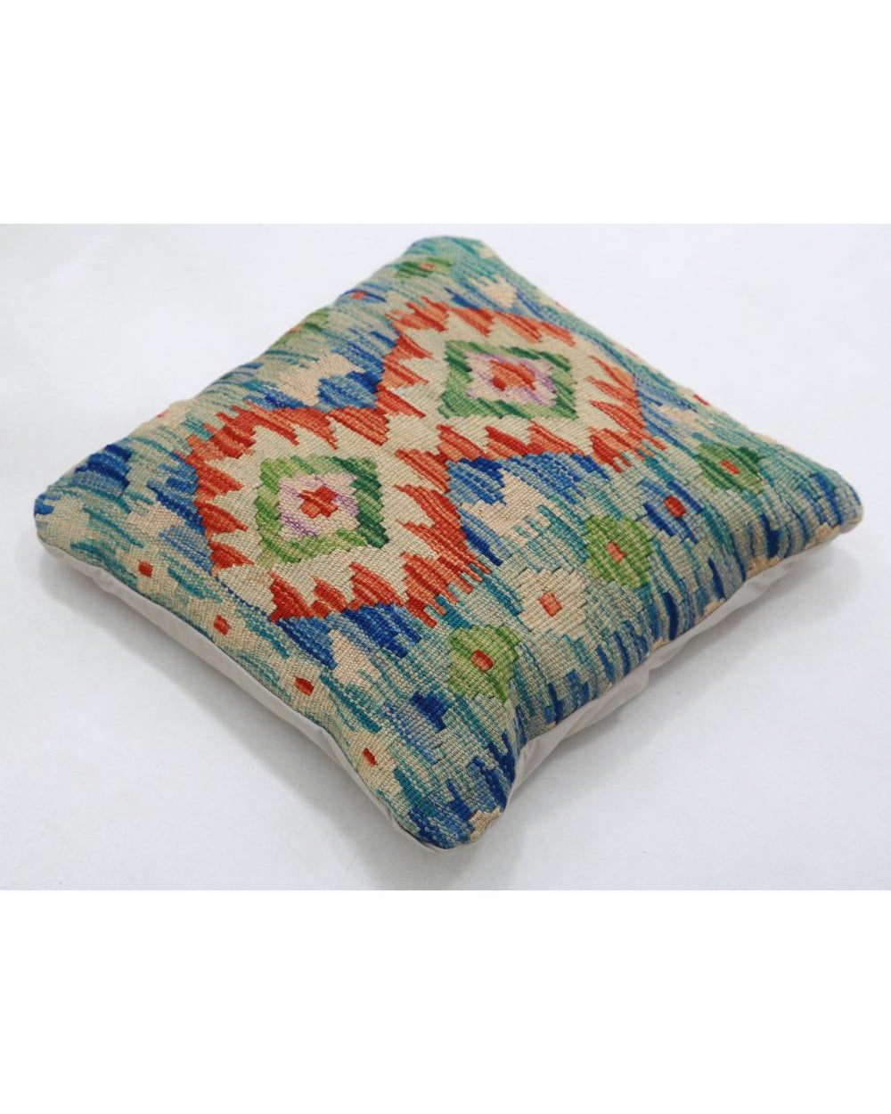 Hand Woven Tribal  Wool Pillow - 1'5'' x 1'5''