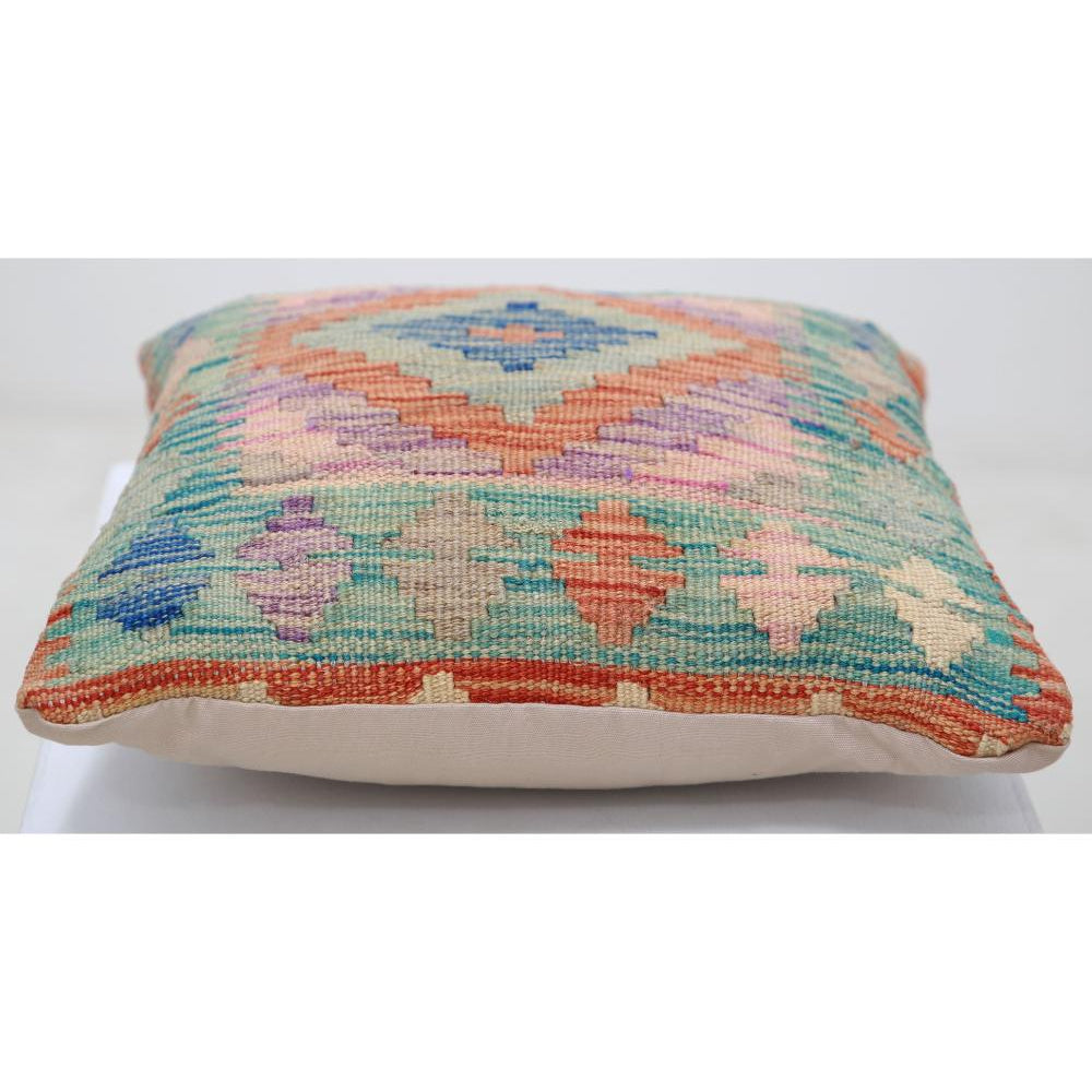 Hand Woven Tribal  Wool Pillow - 1'5'' x 1'5''