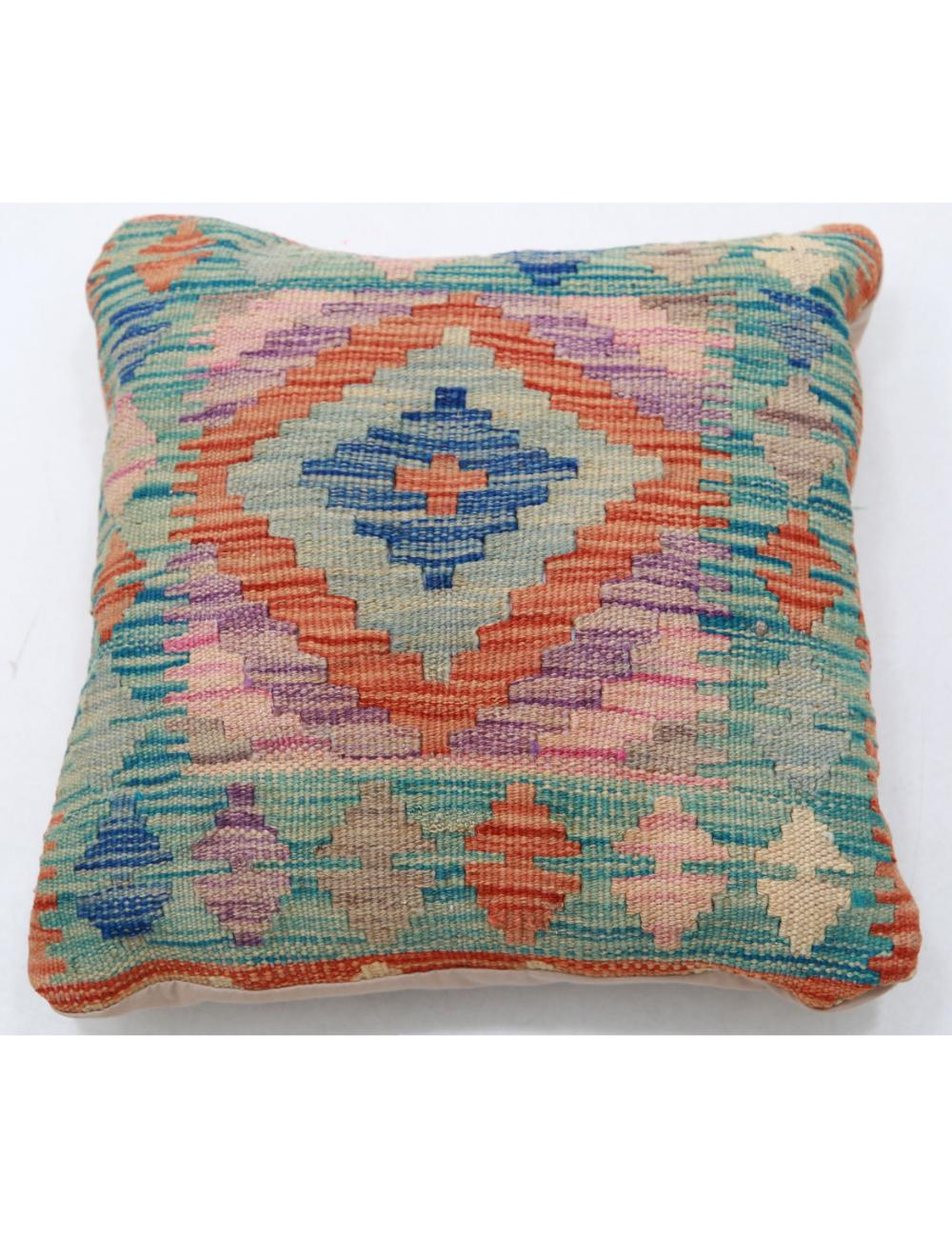 Hand Woven Tribal  Wool Pillow - 1&#39;5&#39;&#39; x 1&#39;5&#39;&#39;