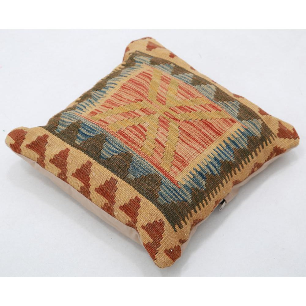 Hand Woven Tribal  Wool Pillow - 1'5'' x 1'5''