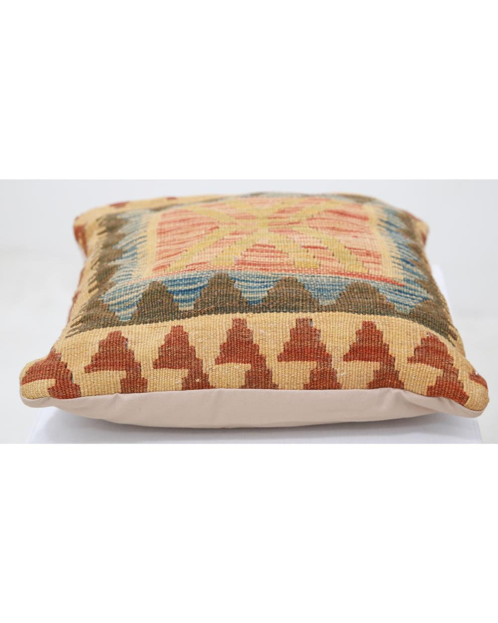 Hand Woven Tribal  Wool Pillow - 1'5'' x 1'5''