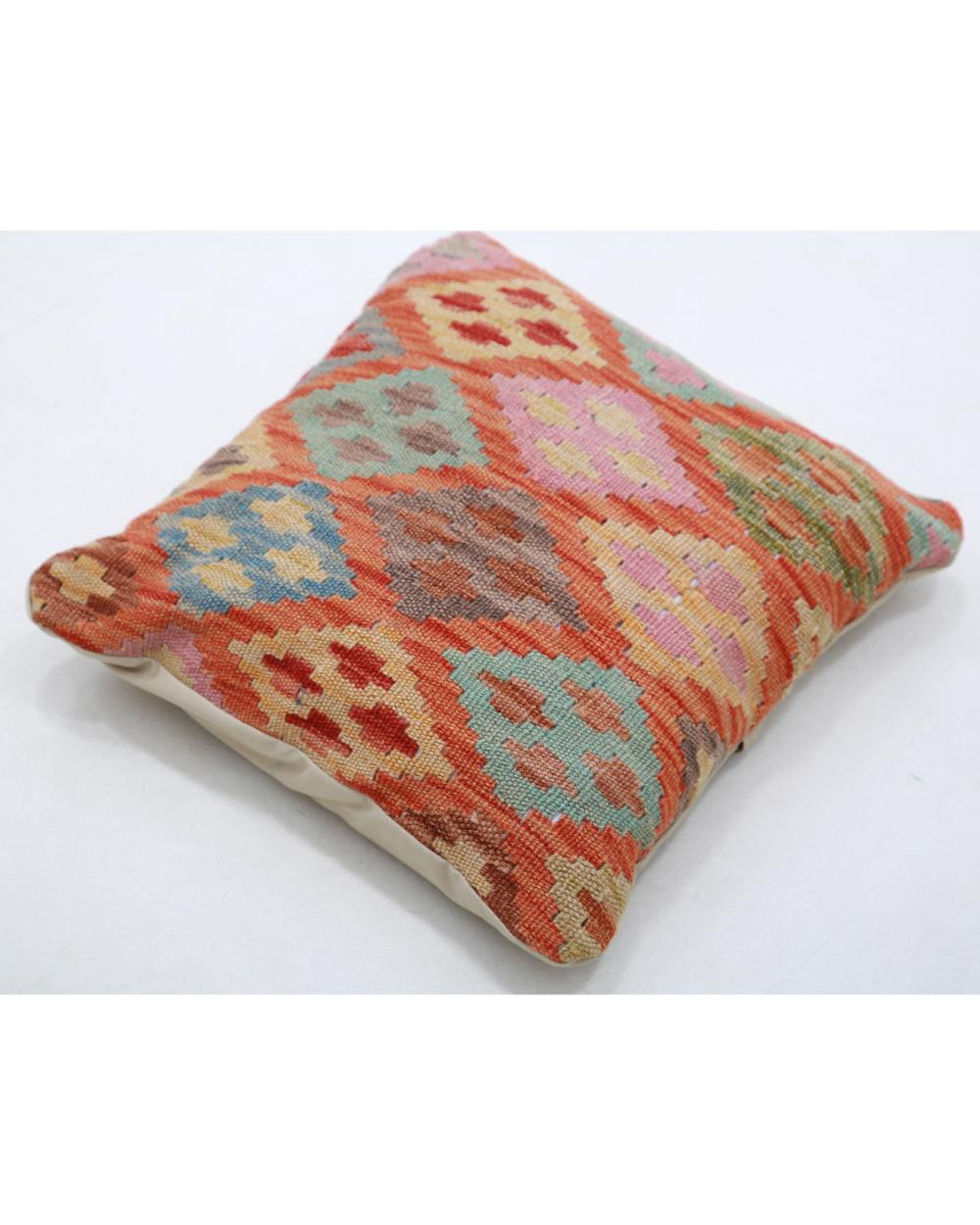 Hand Woven Tribal  Wool Pillow - 1'5'' x 1'5''